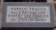 Warren Frasier headstone