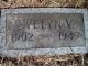 Headstone Evelyn Martinson