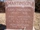 Headstone Lars and Ingre Martinson